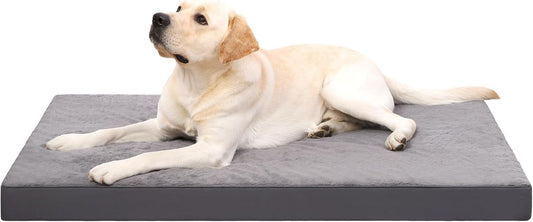 Orthopedic Dog Crate Bed - Waterproof, Extra Large, Plush Comfort