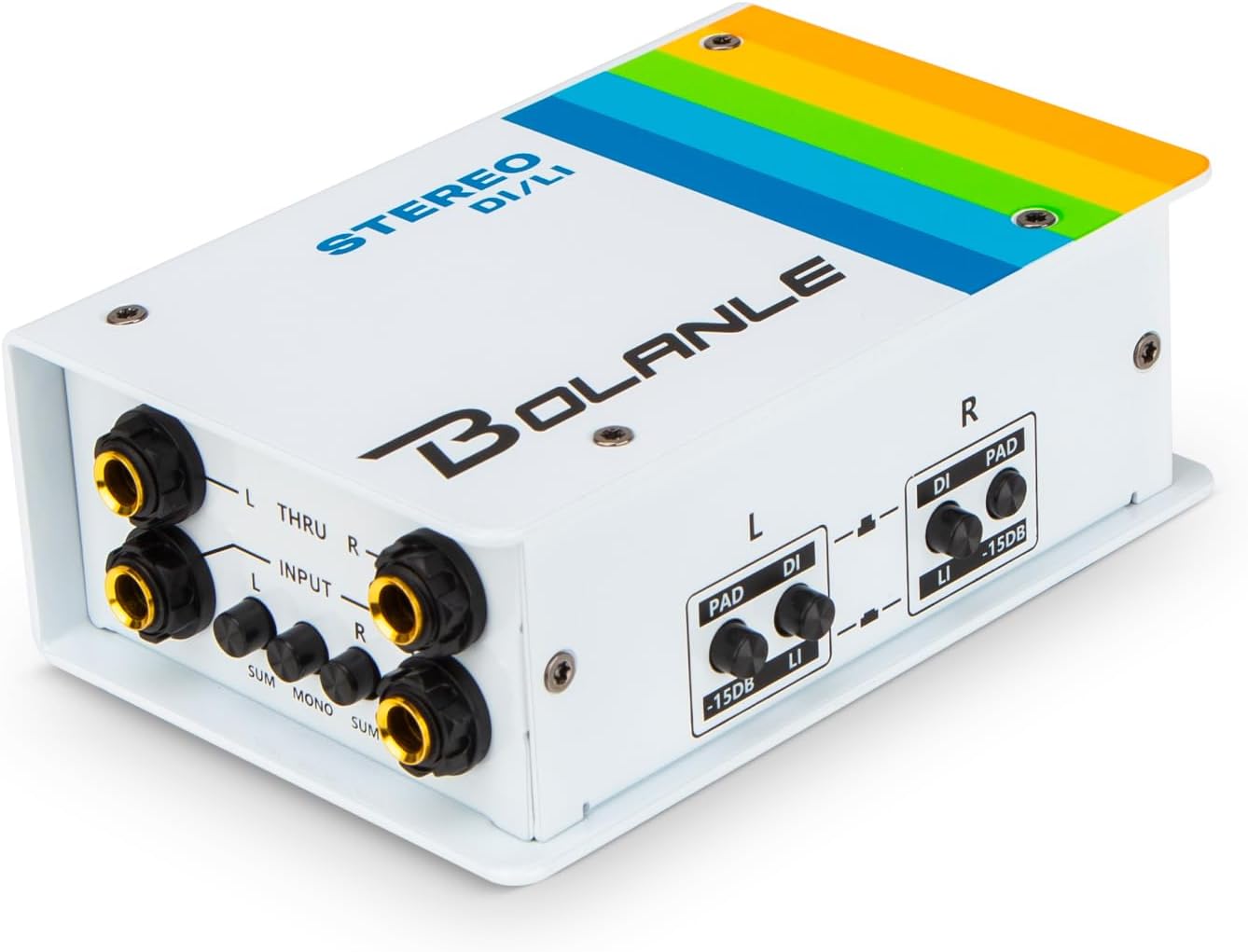 Bolanle Passive Dual Channel Direct Box for Guitar and Bass