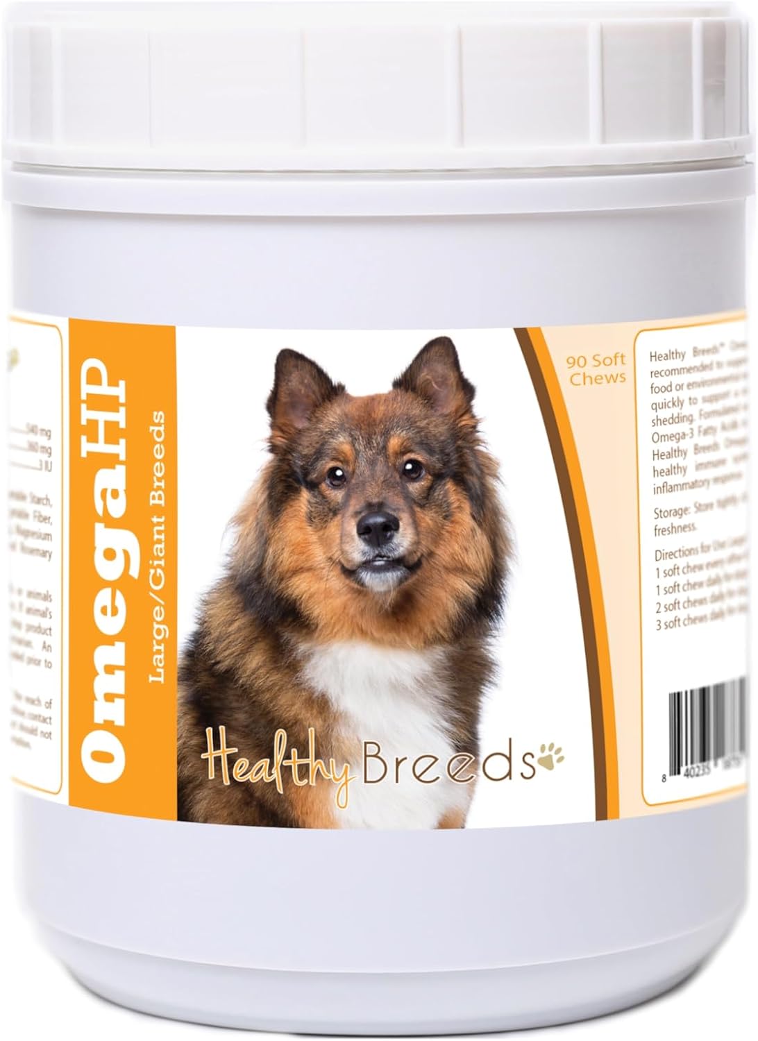 Healthy Breeds Eurasier Omega HP Fatty Acid Chews for Dogs