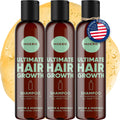 Moerie Ultimate Hair Growth Shampoo Triple Set - 3 Pack, Thicker Hair