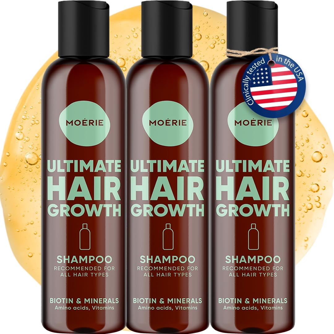 Moerie Ultimate Hair Growth Shampoo for Thicker, Fuller Hair