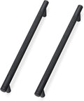 Matte Black Cabinet Pulls 7-1/2 in Hole Centers - 10 Pack