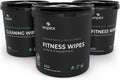 Wipex Fitness Wipes Bundle - 3 Buckets, Bulk Gym & Yoga Wipes