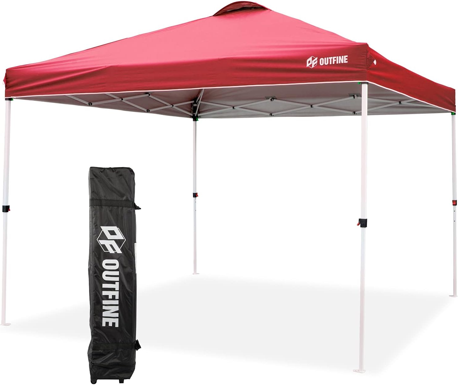 OUTFINE 10x10 Pop-up Patio Tent - Instant Shade & Easy Portability