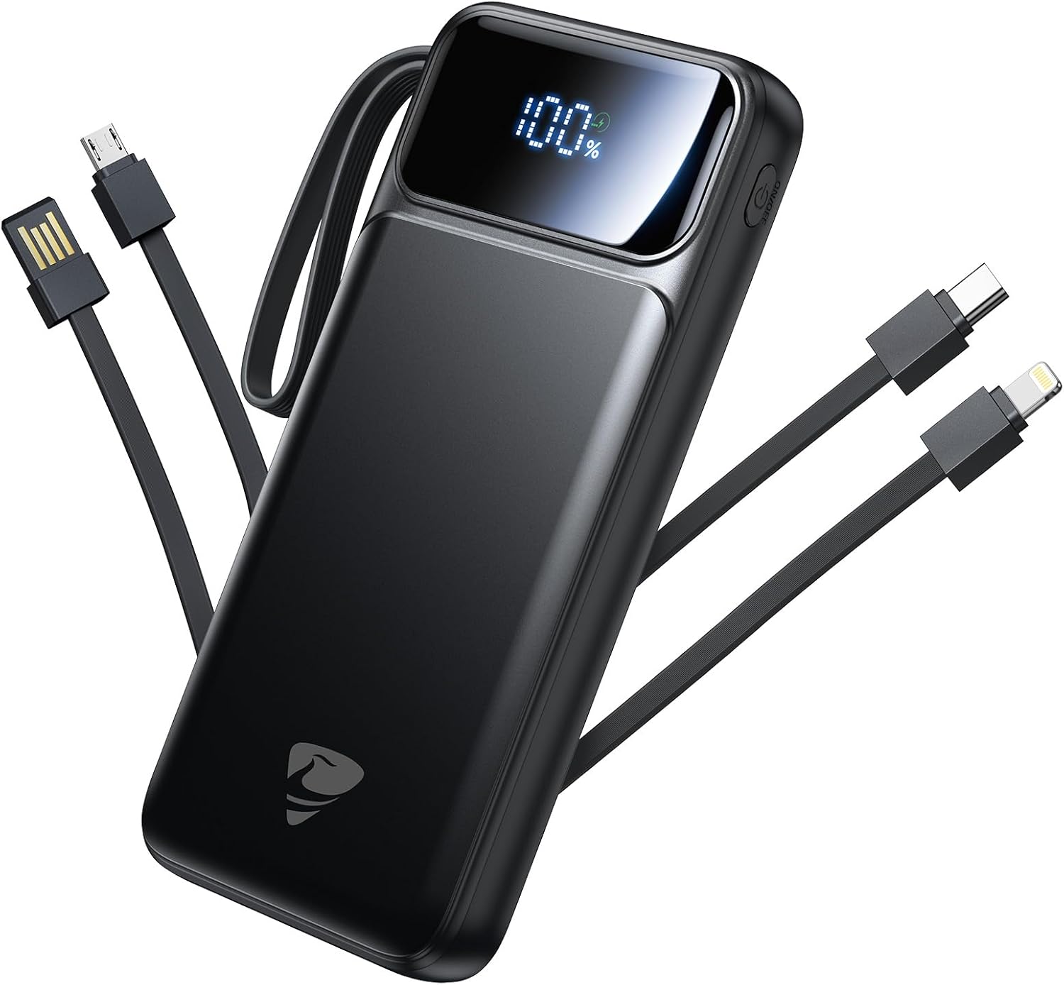 Aioneus 10000mAh Fast Charging Power Bank - 6 Outputs, 3 Inputs