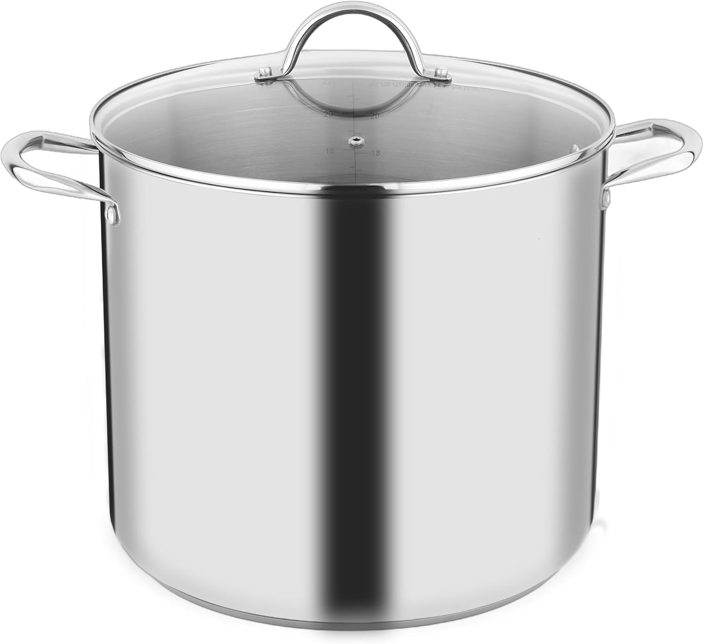 GreatChef 24 Quart Stock Pot Stainless Steel for Cooking