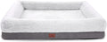 Orthopedic Dog Bed for Large Dogs - Supportive Bolster Sofa Bed