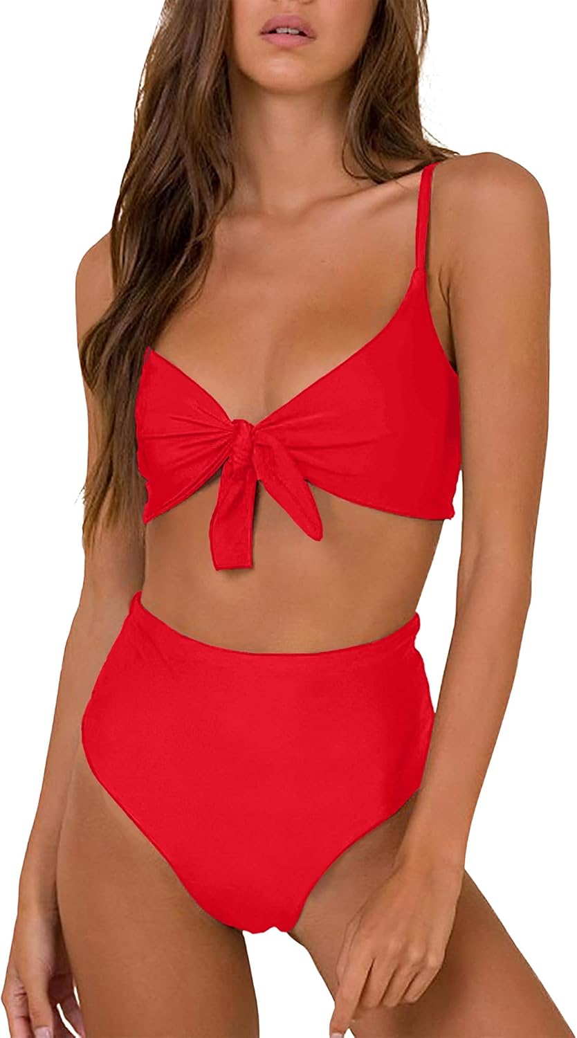 Honlyps High Waisted Bikini Sets for Women with Tummy Control