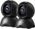 FOSCAM 3K 5MP WiFi Pet Camera 360 Pan Tilt - 2 Pack