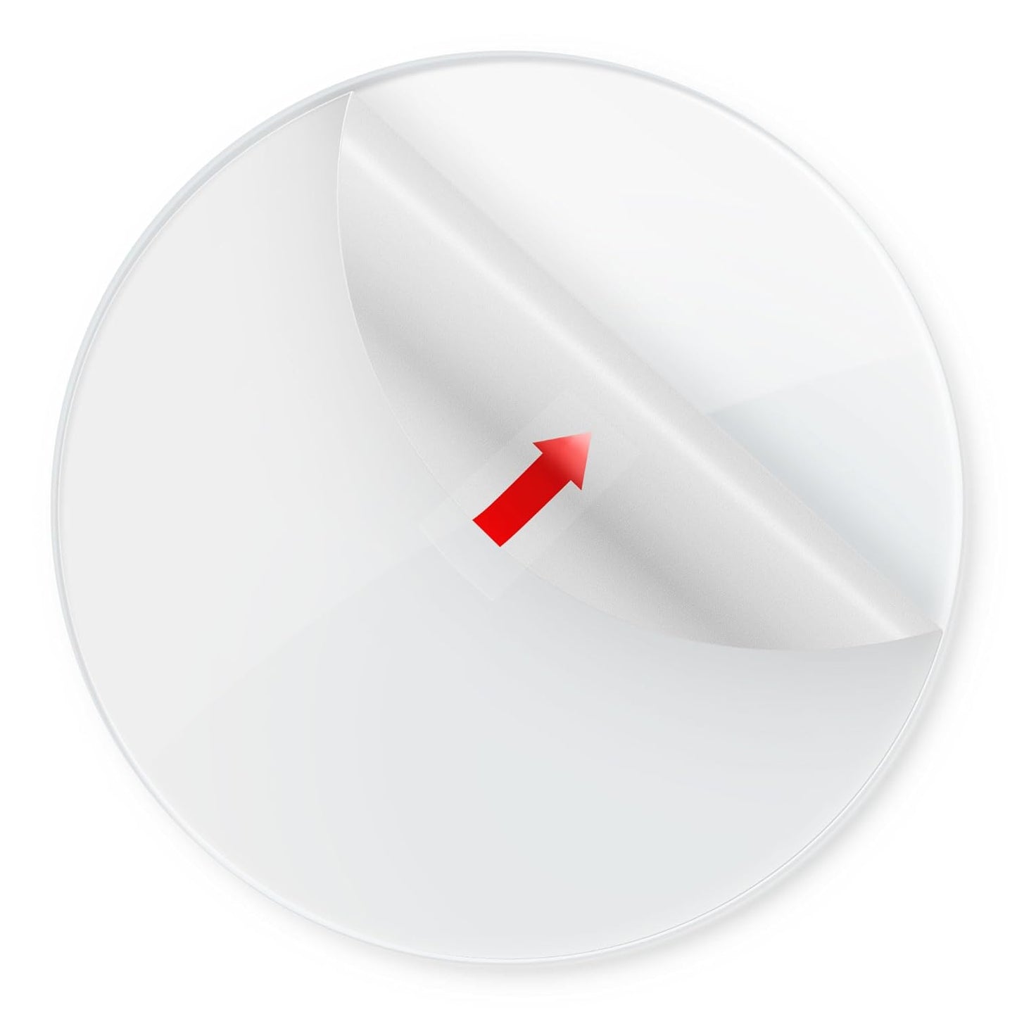 1/4 Thick Clear Round Acrylic Plexiglass Sheet for Crafts