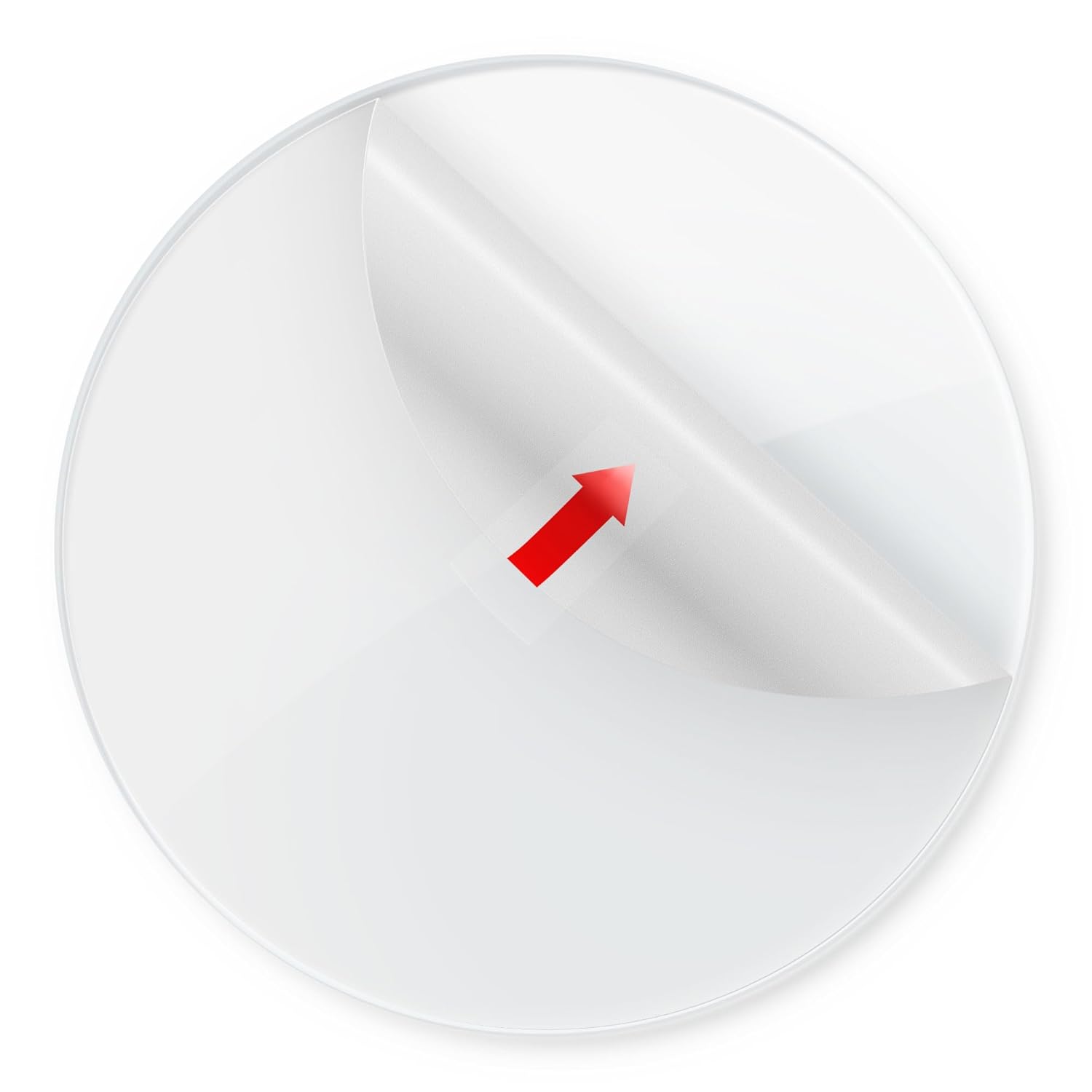 1/4 Thick Clear Round Acrylic Plexiglass Sheet for Crafts