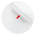 1/4 in Thick Clear Round Acrylic Plexiglass Sheet - Transparent Circle