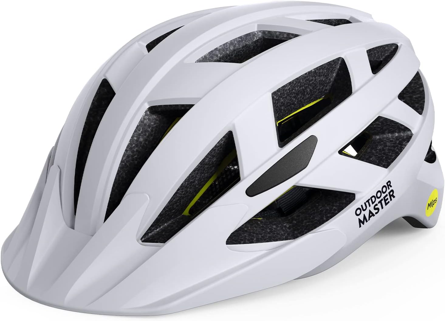 OutdoorMaster Gem MIPS Helmet - Dual Liners & Versatile Ventilation - Youth/Adult Bike Safety
