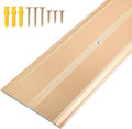 Aluminum Metal Door Threshold 36in x 4in - Flat-Profile Transition