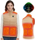 KOVNLO Heated Vest Women - Smart 5-in-1 Controller Heated Jacket