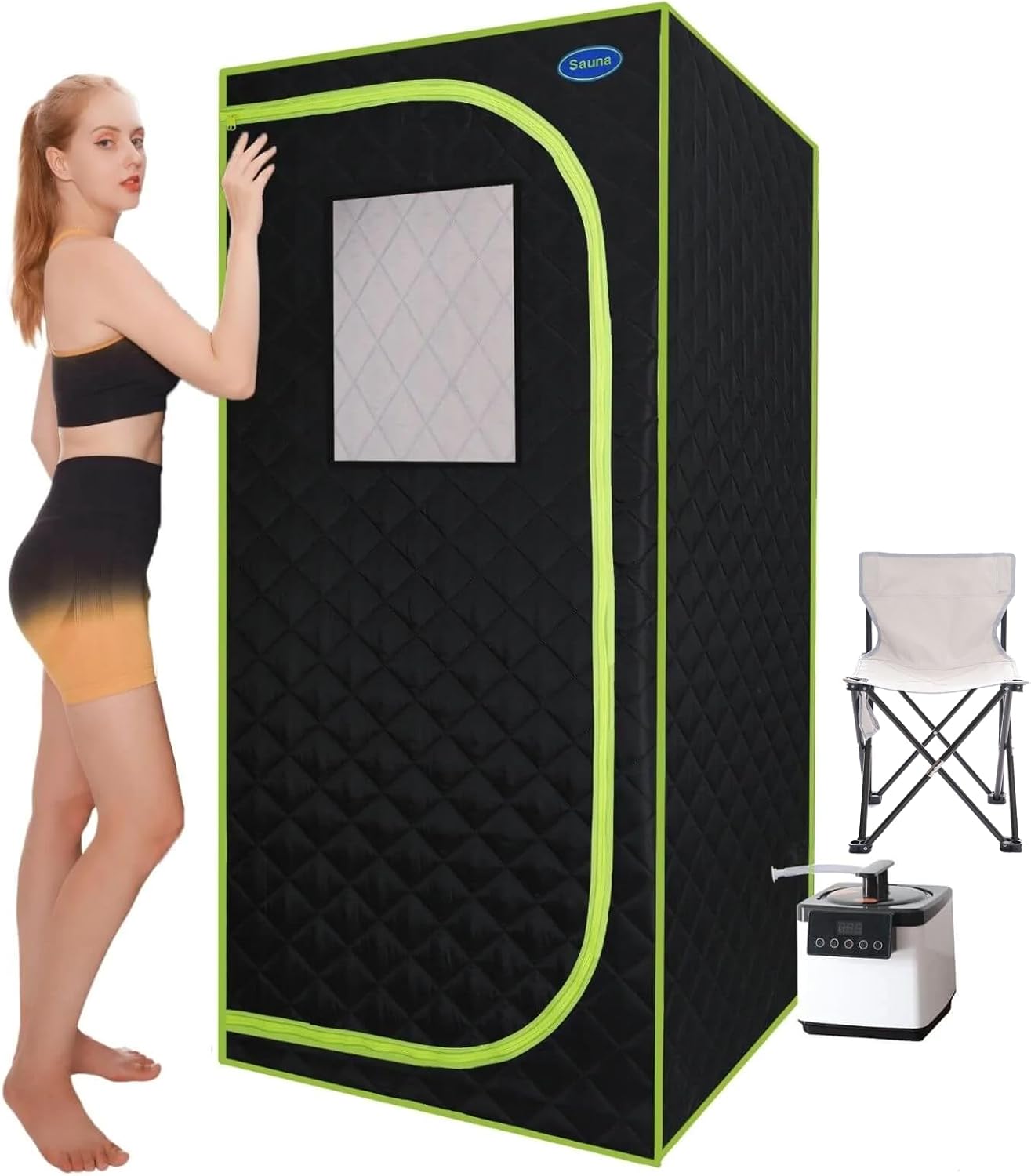 Home Relaxation Spa: Portable Full Size Sauna Tent by KUNSANA