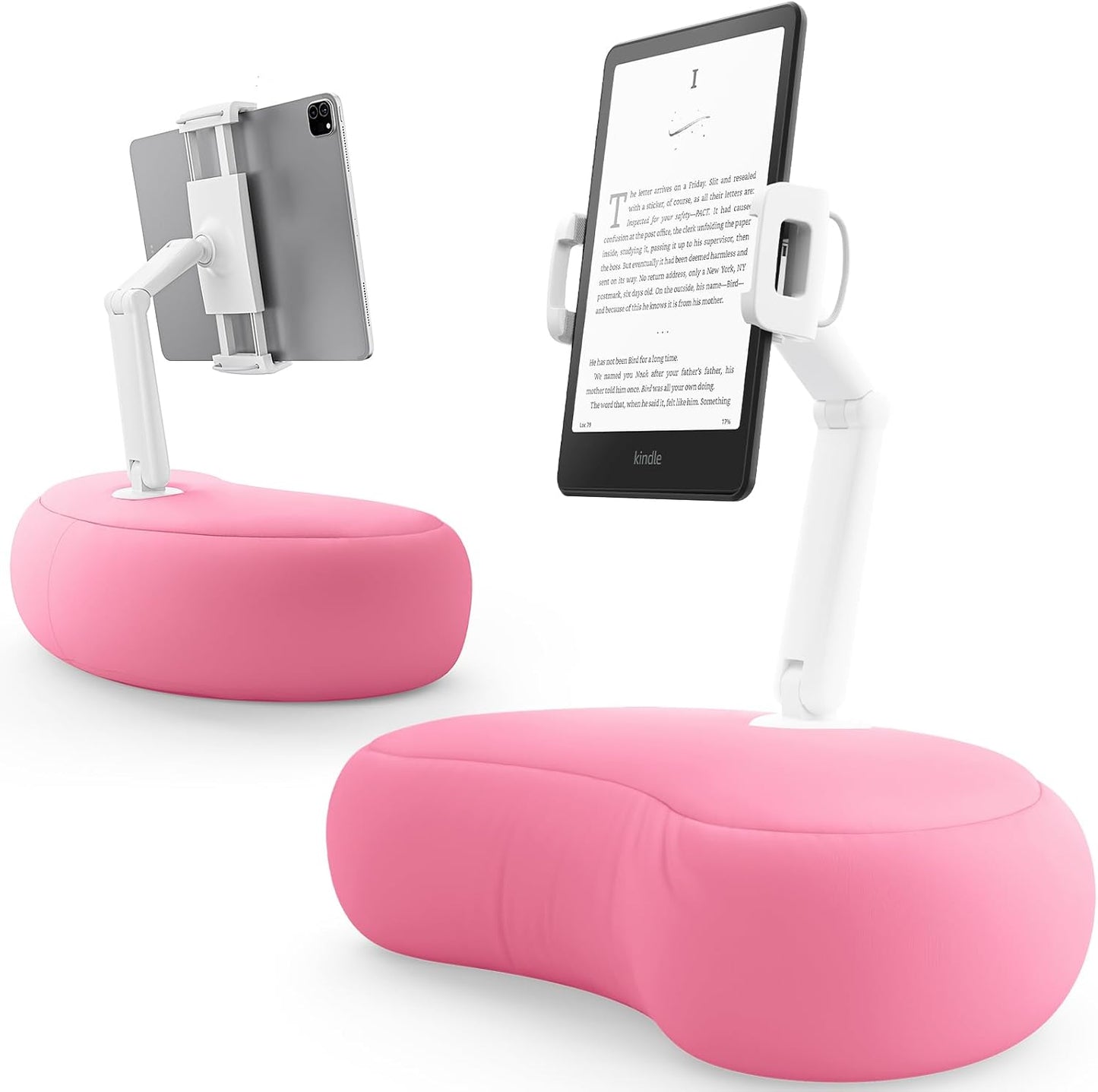 SAIJI Kindle Pillow Stand for Comfortable Reading Anywhere