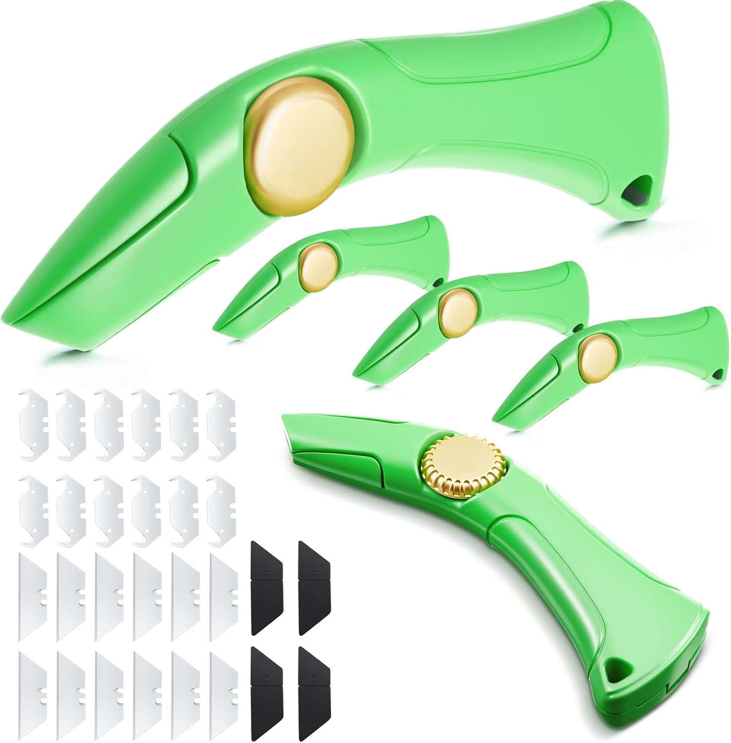 WILLBOND 4 Pcs Roofing Knife Set for Heavy Duty Cutting Tasks