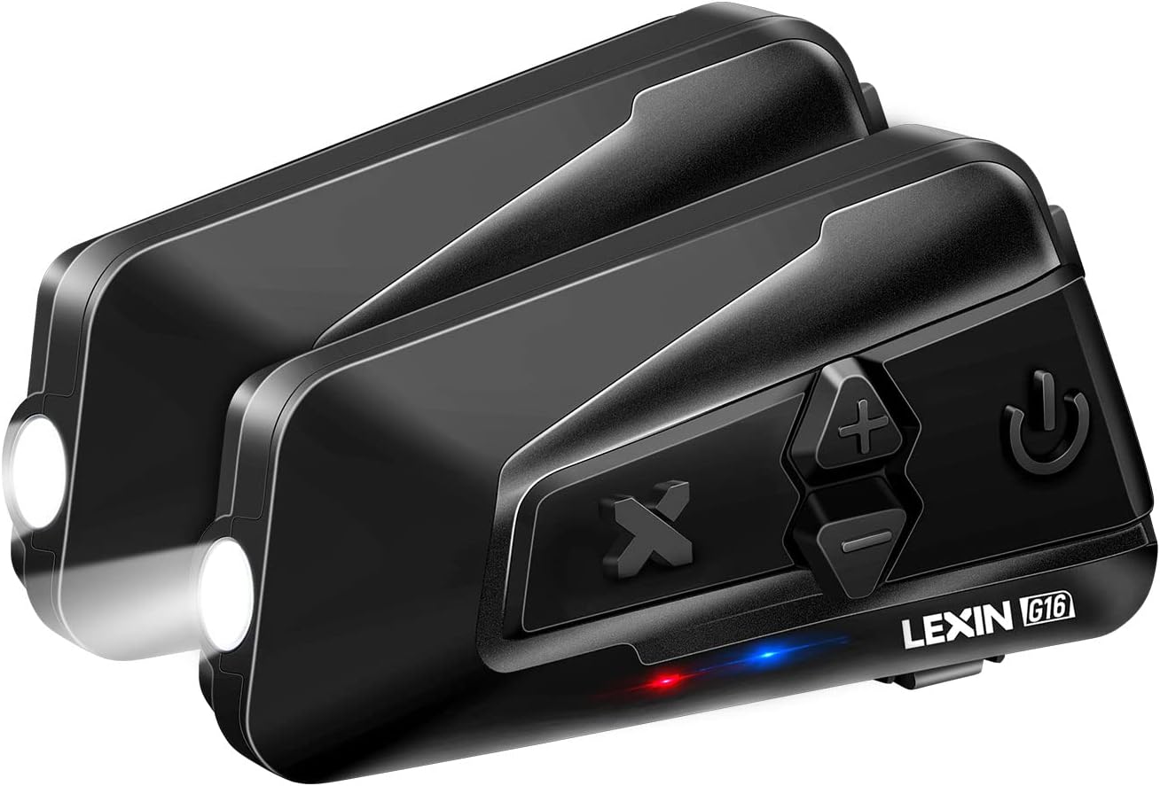 Lexin G16 Bluetooth Headset: Connect 16 Riders Up to 2000m