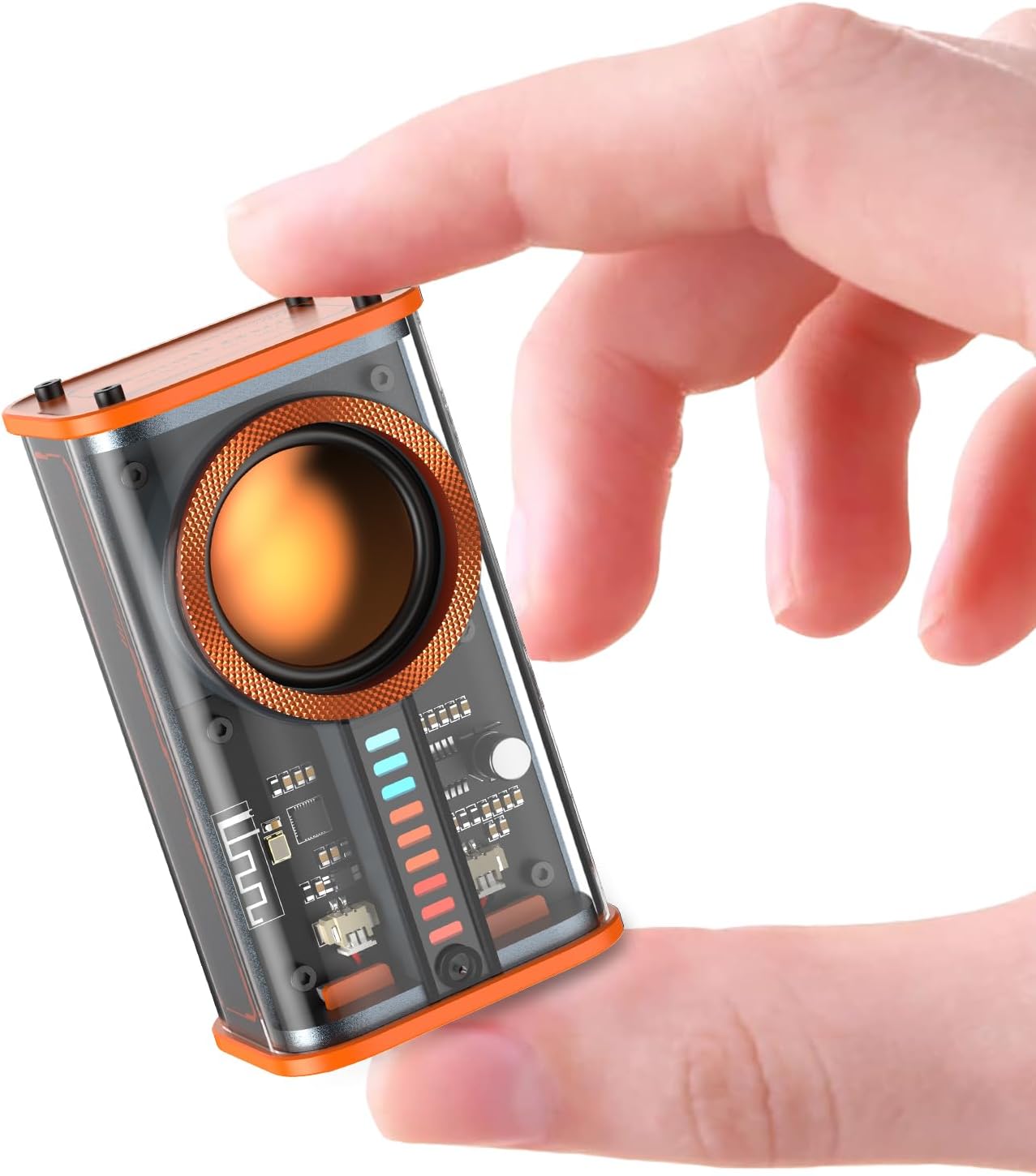 Portable Wireless Speaker: Crisp Sound & Colorful Lights
