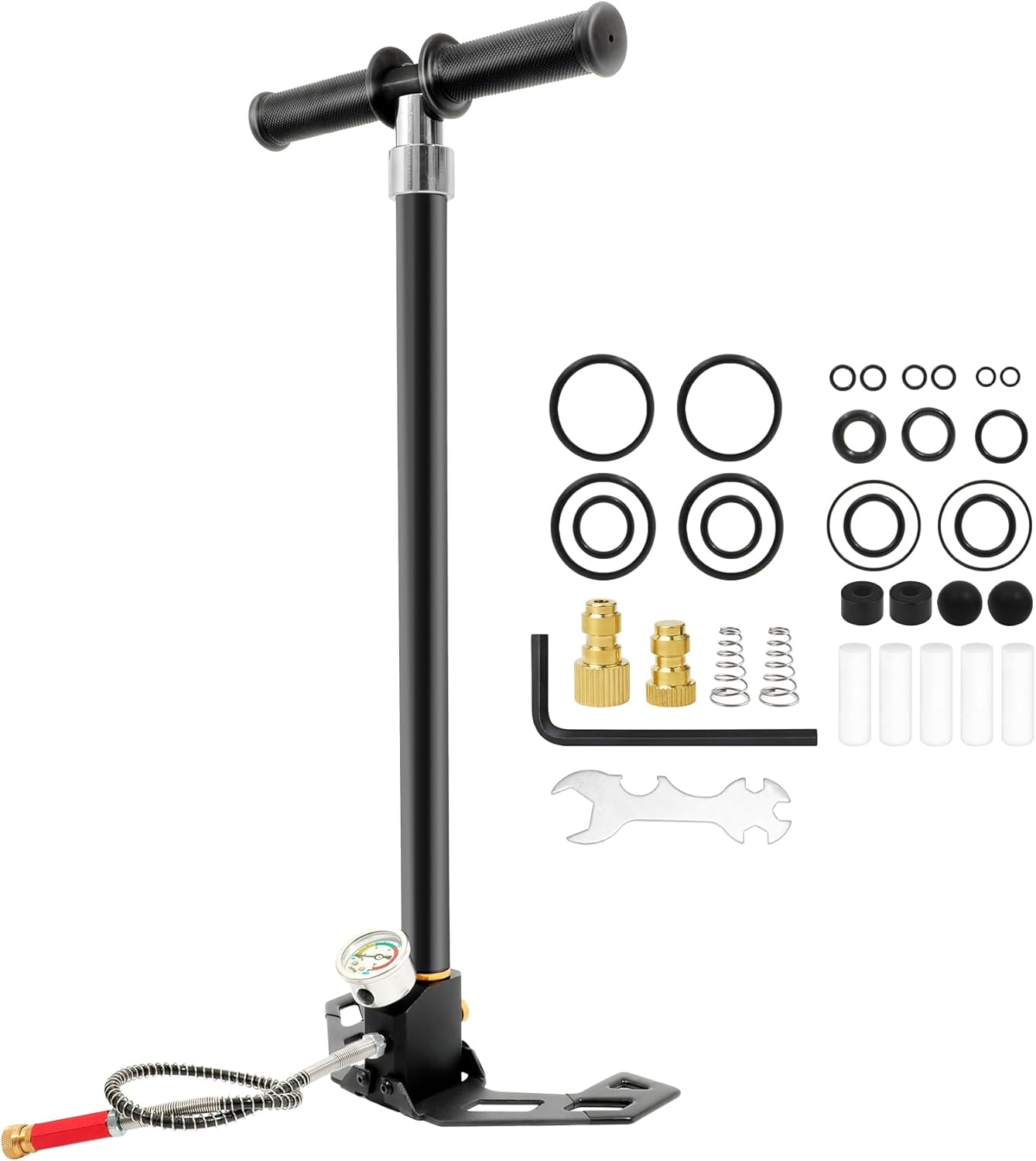 High Pressure Stainless Steel Hand Pump for PCP & Paintball Guns