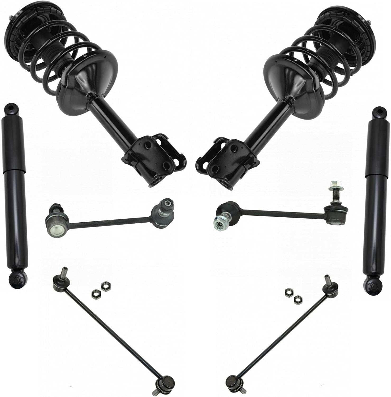 TRQ Complete Suspension Kit for 2006-2008 Honda Pilot Vehicles