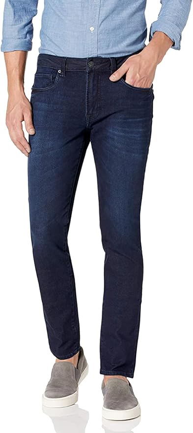 Buffalo David Bitton Men's Skinny MAX Jeans in Light Indigo Style