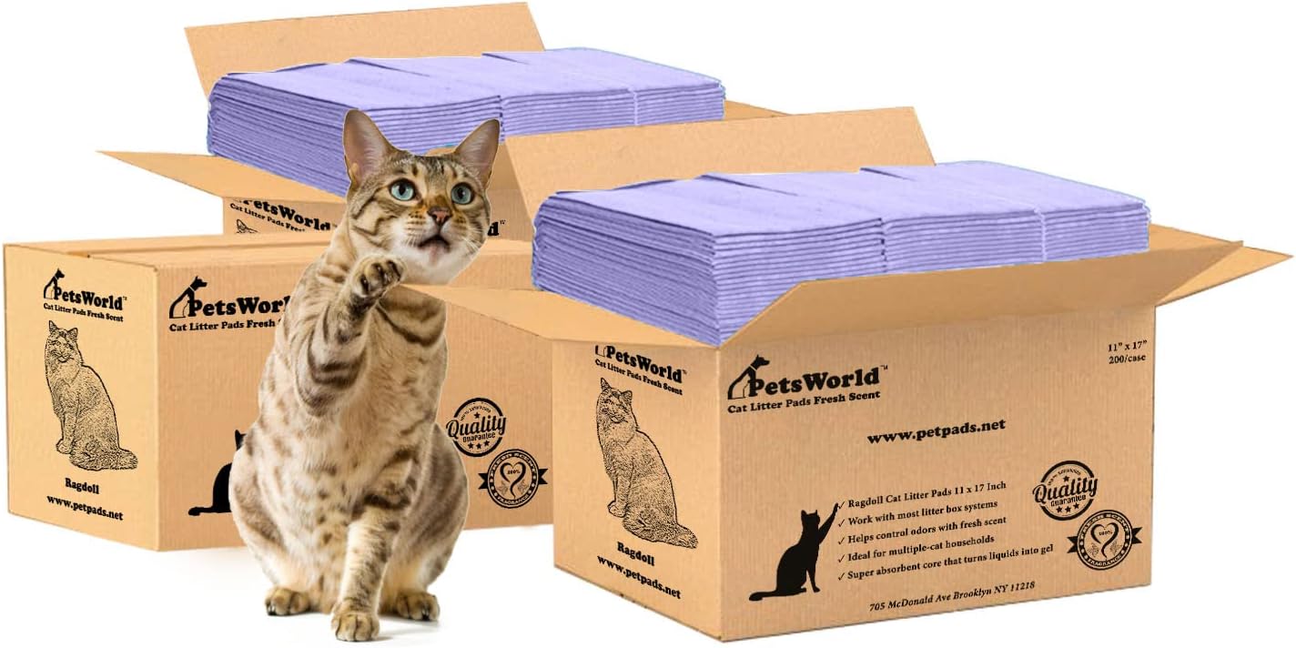 Fresh Scented Cat Pads Refills for Tidy Cats Breeze Litter Box