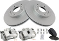 TRQ Front Brake Pad & Rotor Kit for 2003-04 Honda Accord - Complete