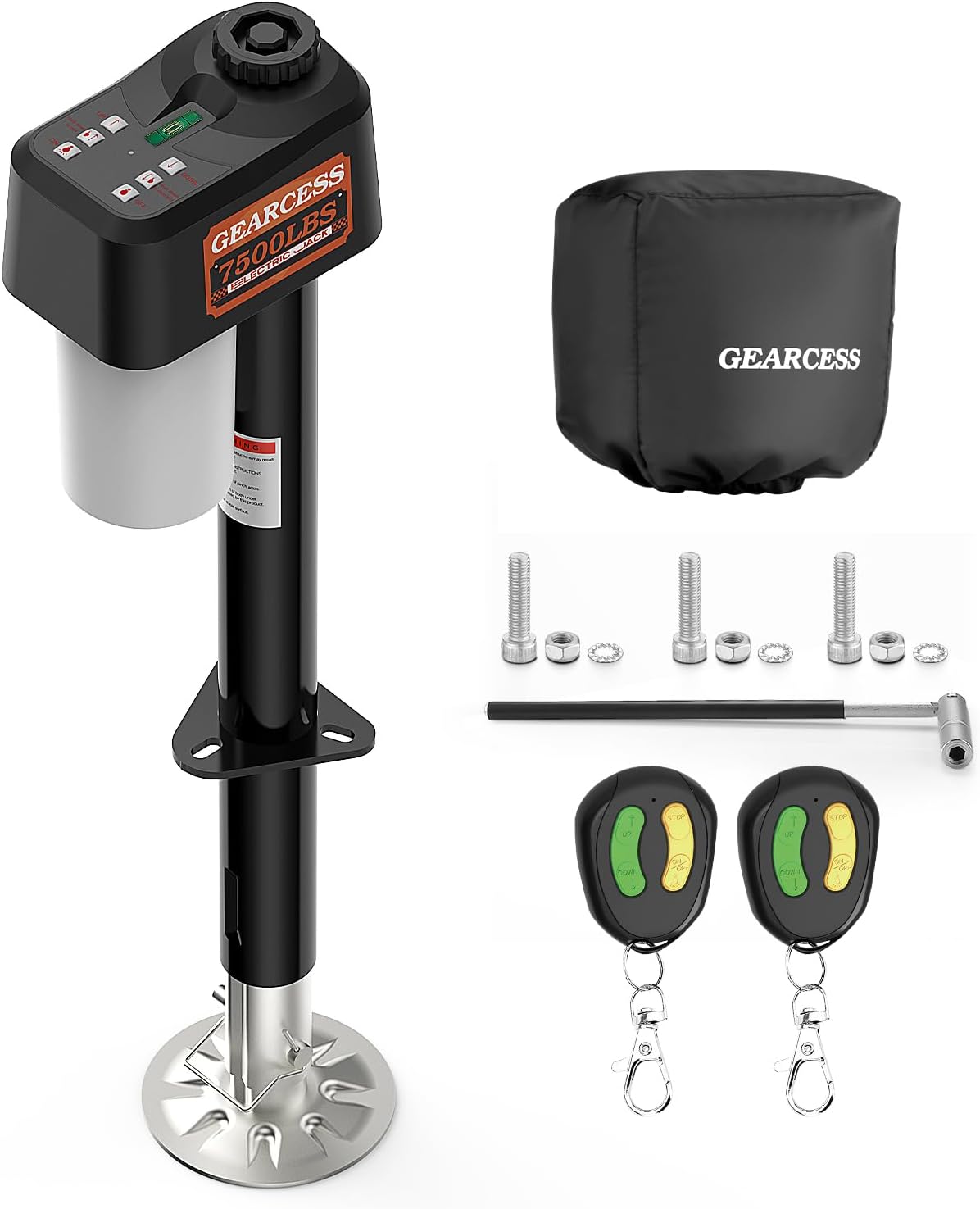 7500LBS Electric Trailer Jack with Remote Control for RVs
