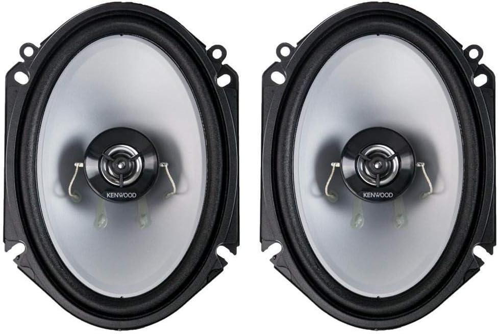 Kenwood KFCC6866S 6x8 2Way Car Stereo Speakers - Powerful Sound