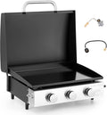Captiva Designs 22 in Flat Top Grill with Ceramic Cast Iron Pan