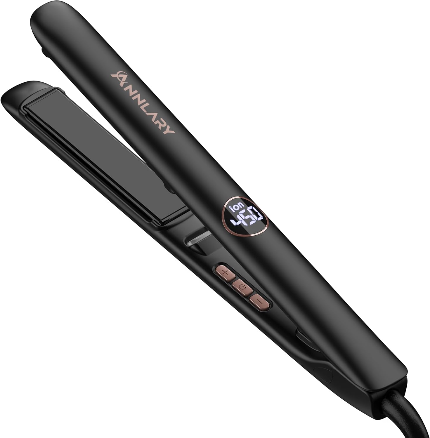 Hair Straightener 1 Inch Flat Iron and Curler 2 in 1 for All Hair