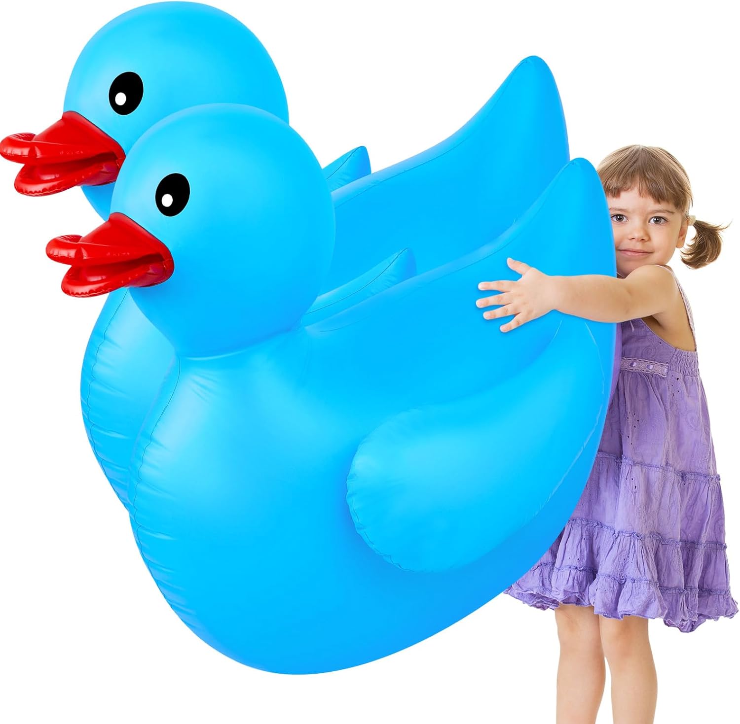 Giant Inflatable Duck Pool Float for Summer Fun and Parties