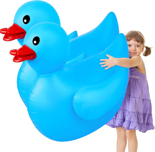 Giant Inflatable Duck Pool Float for Summer Fun and Parties