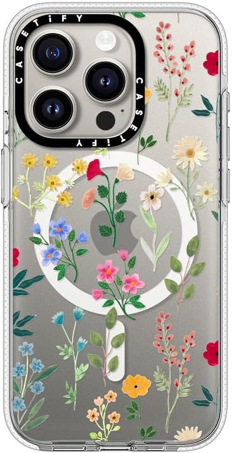 CASETIFY Clear iPhone 15 Pro Case with 6.6ft Drop Protection