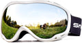 Ski Goggles Over Glasses OTG Ski Snowboard Goggles - Anti Fog UV
