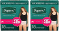 Depend FIT-Flex Incontinence Underwear for Women - Maximum Absorbency