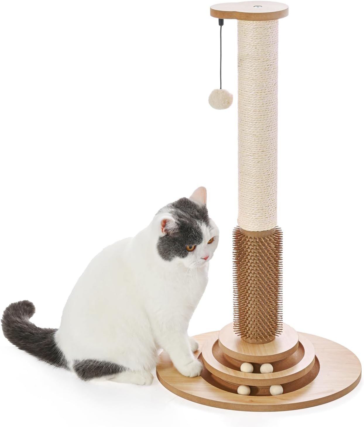 Premium Sisal Cat Scratching Post for Indoor Kittens and Cats
