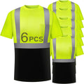 High Visibility Safety Shirts for Men Hi Vis Reflective Work Shirts 2
