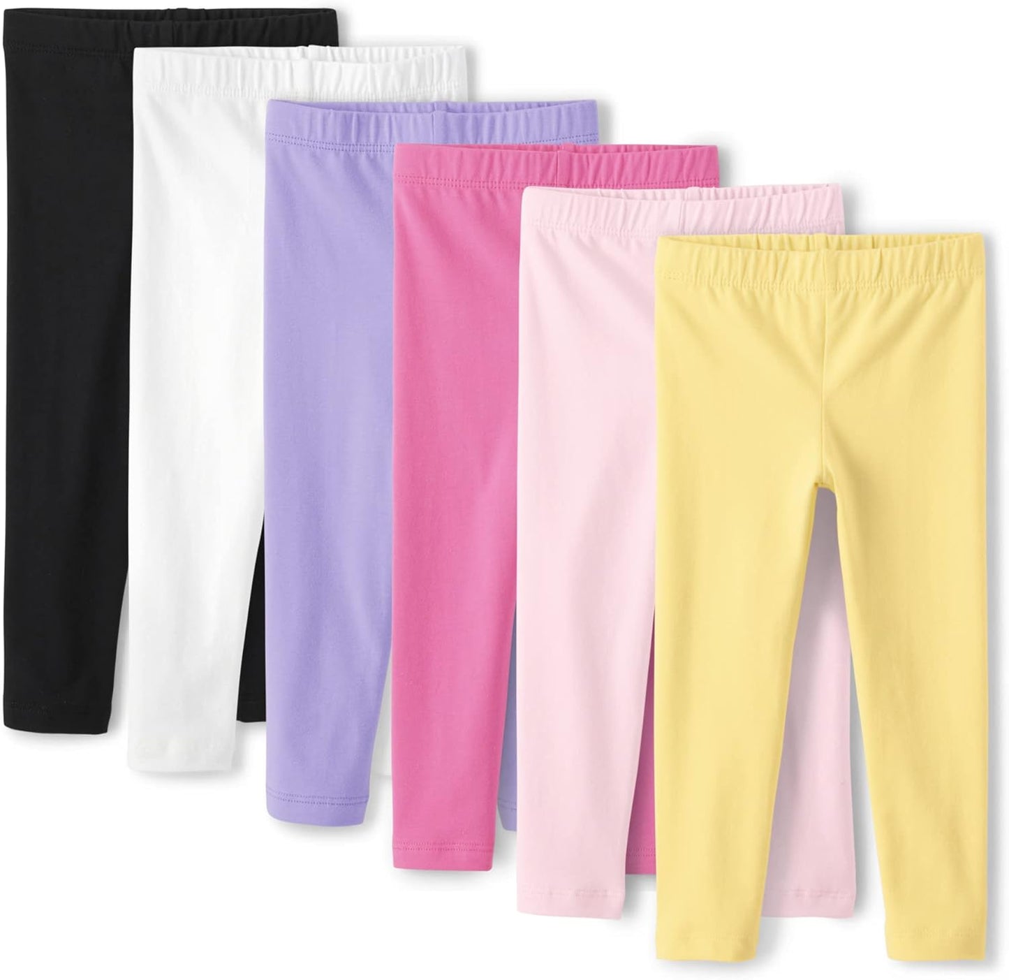 Toddler Assorted Solid Leggings Multipacks for Everyday Style