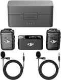 DJI Mic 2 Wireless Lavalier Kit (2 TX + 1 RX) - Clear Audio for Video