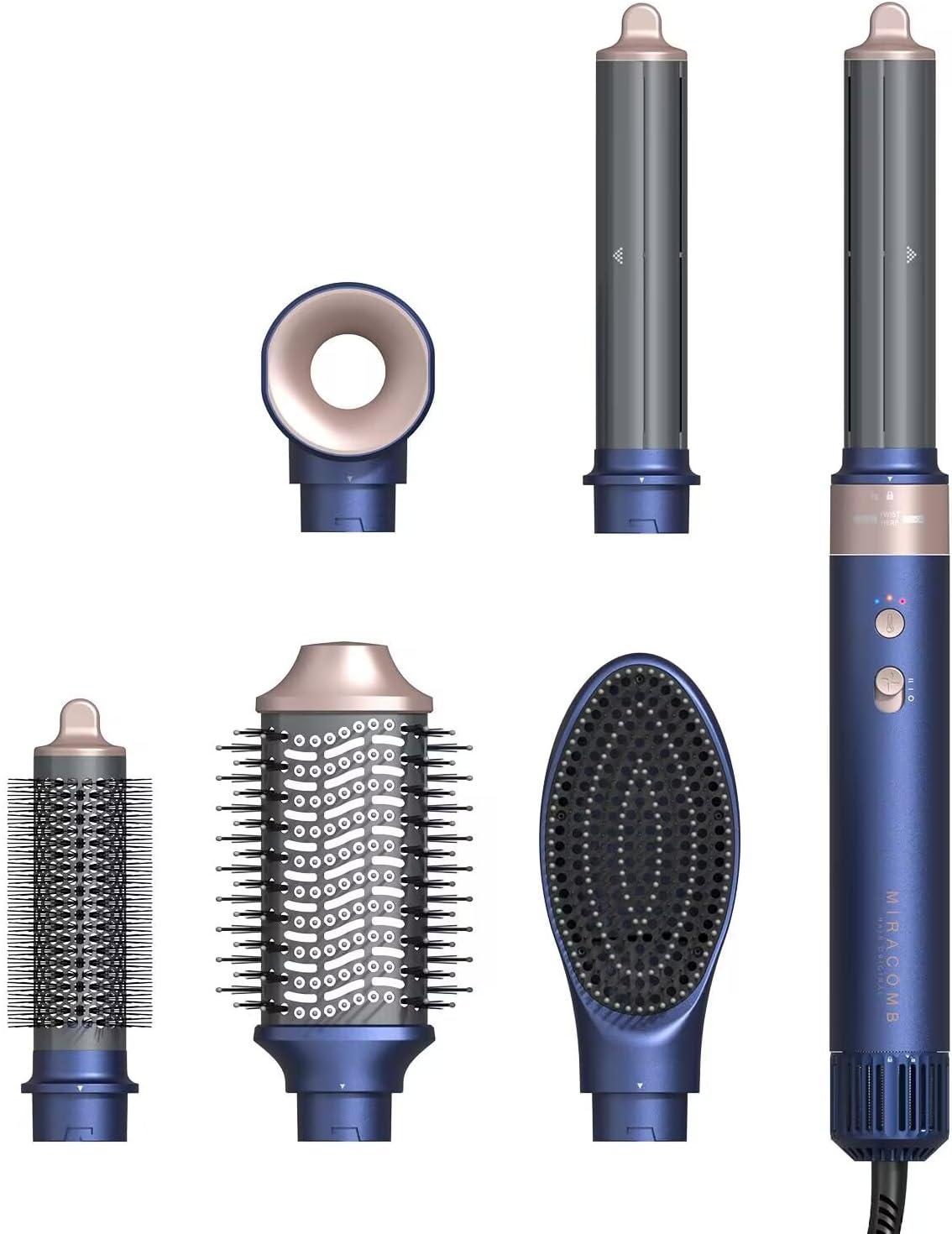MIRACOMB Ionic Hair Styler - Fast Drying, Brushless Motor