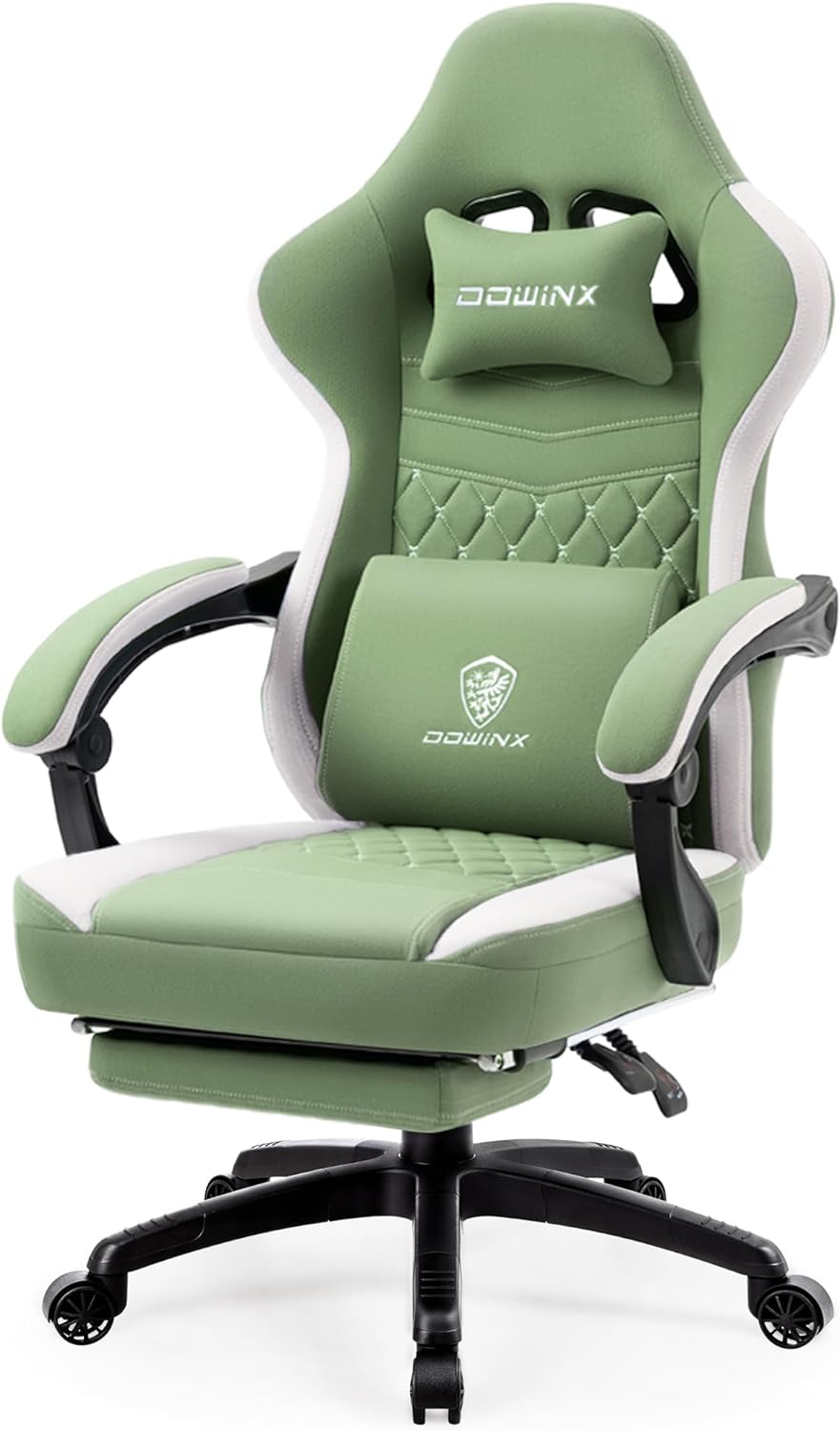 Dowinx Gaming Chair: Ultimate Comfort & Storage Green