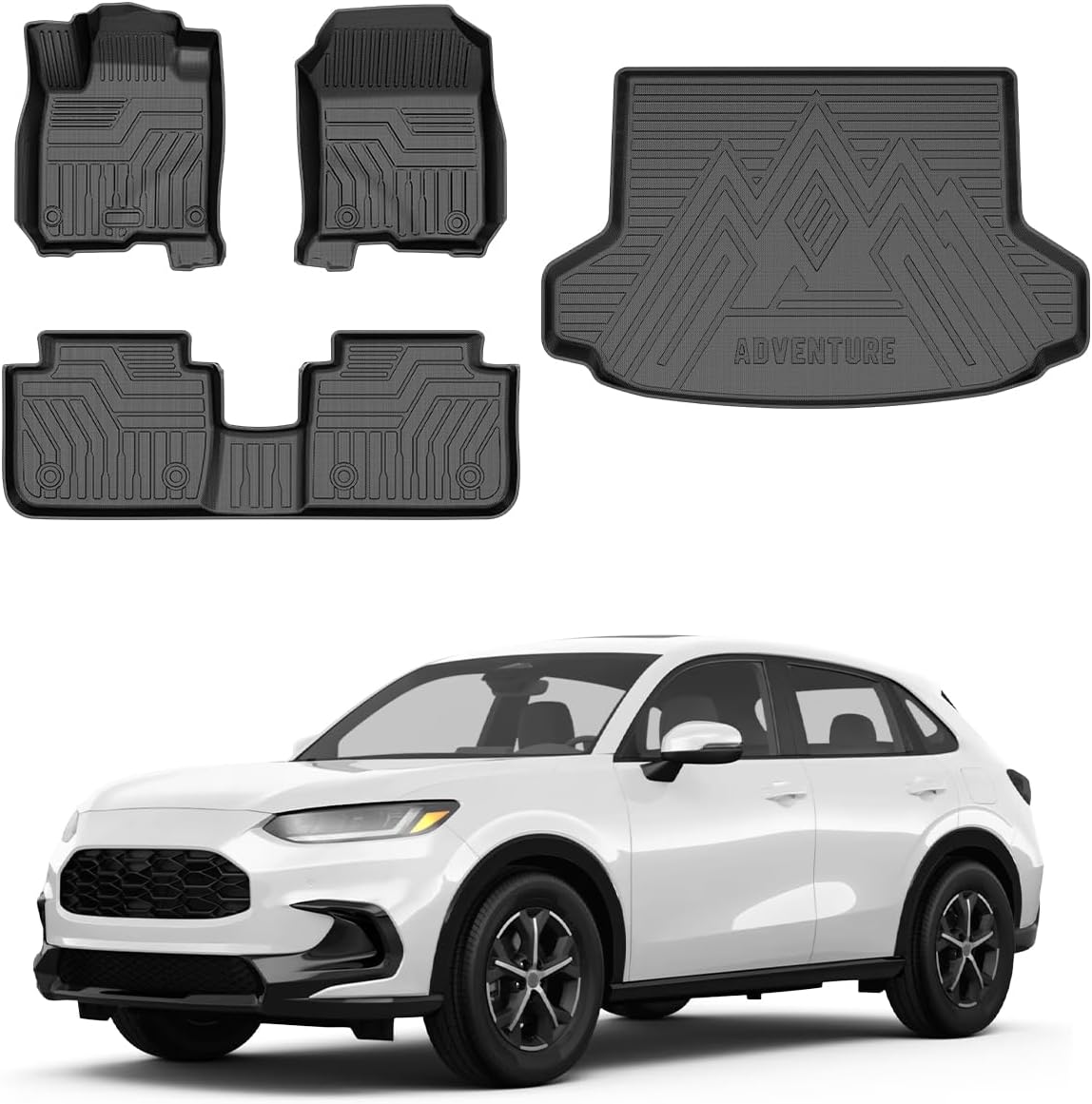 Powerty Floor Mats & Cargo Liner for Honda HR-V 2023 2026