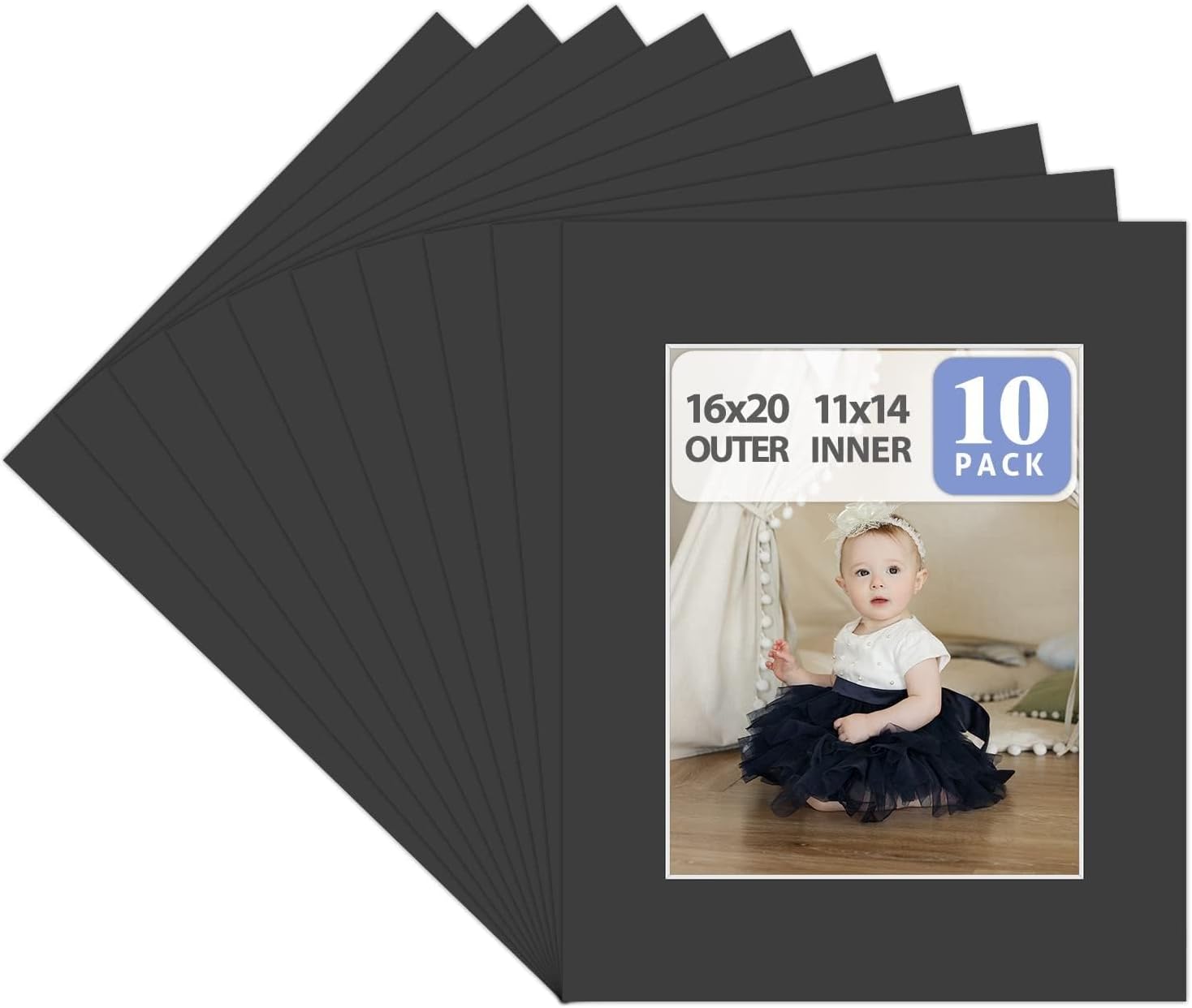 Golden State Art 16x20 Black Pre-Cut Picture Mats Review