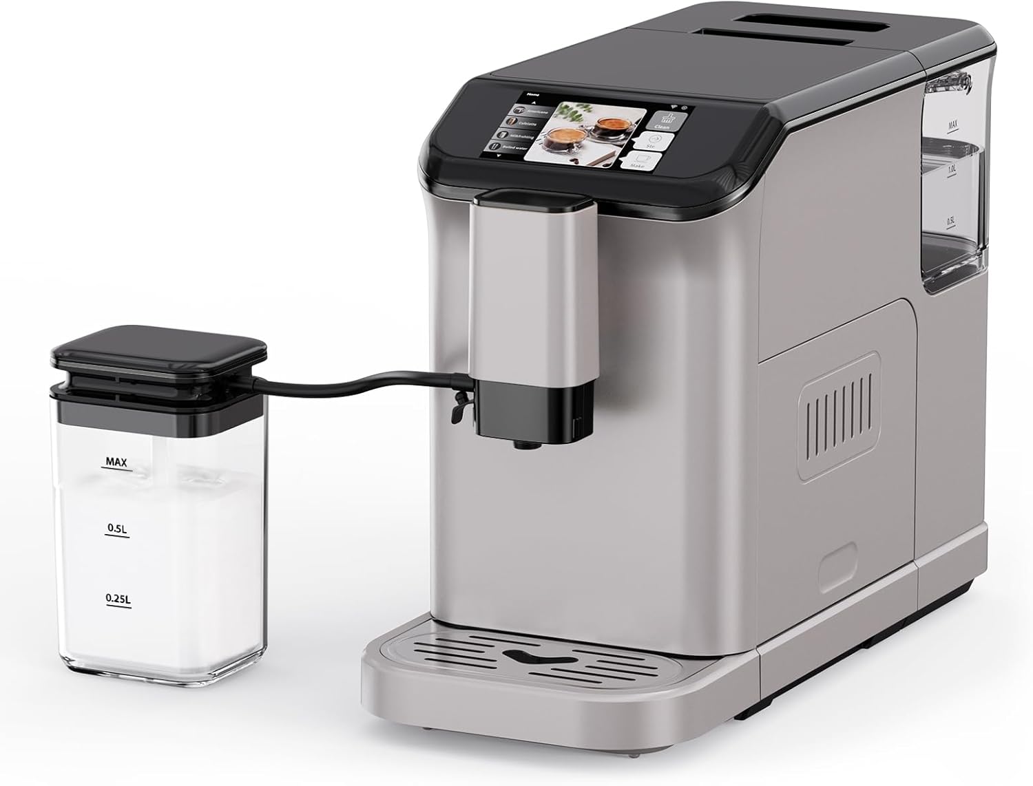 High-Pressure Espresso Machine, 15 Grind Settings, TFT Touchscreen