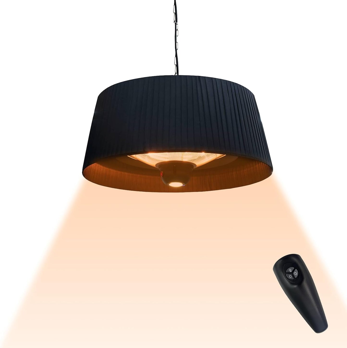 Paragon Outdoor Sol Electric Patio Heater - Efficient 1500W Infrared Heat Lamp, 3 Heat Settings