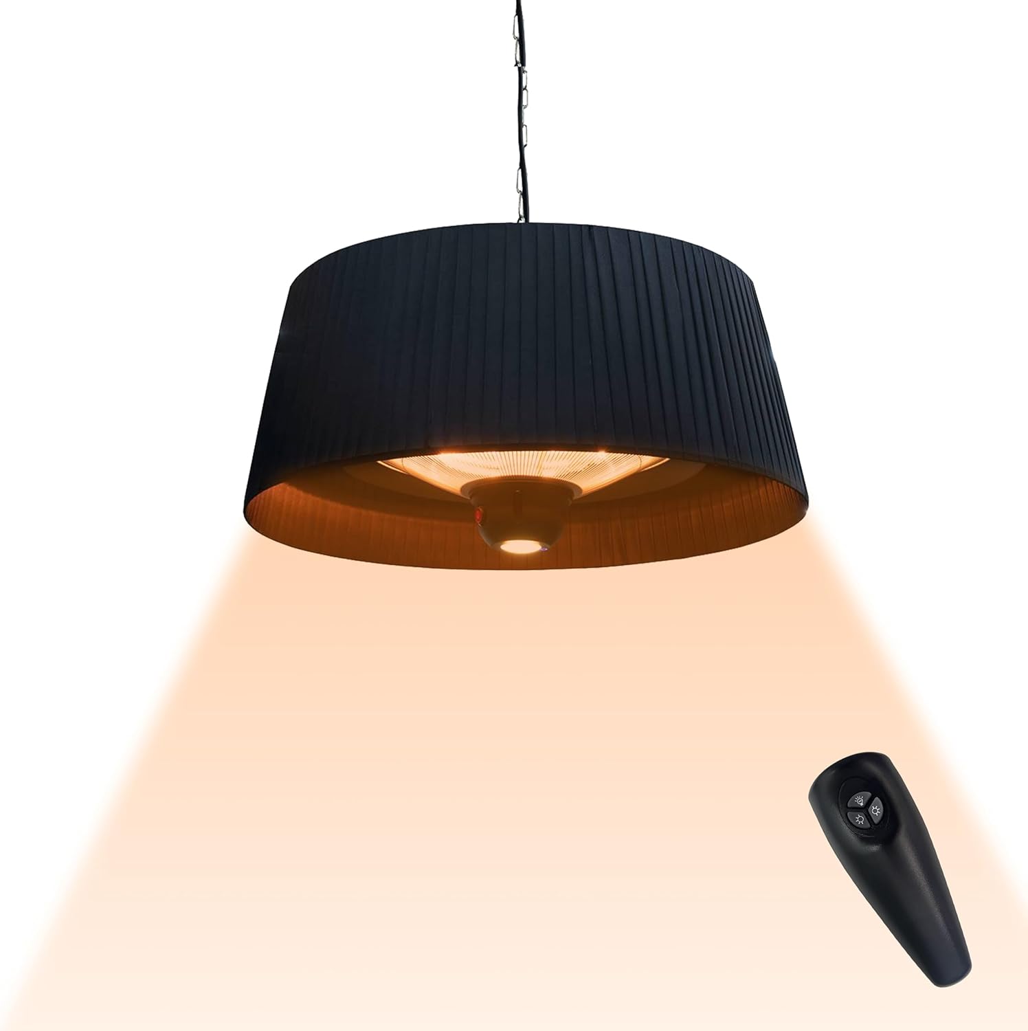 Paragon Outdoor Sol Electric Patio Heater - Efficient 1500W Infrared Heat Lamp, 3 Heat Settings