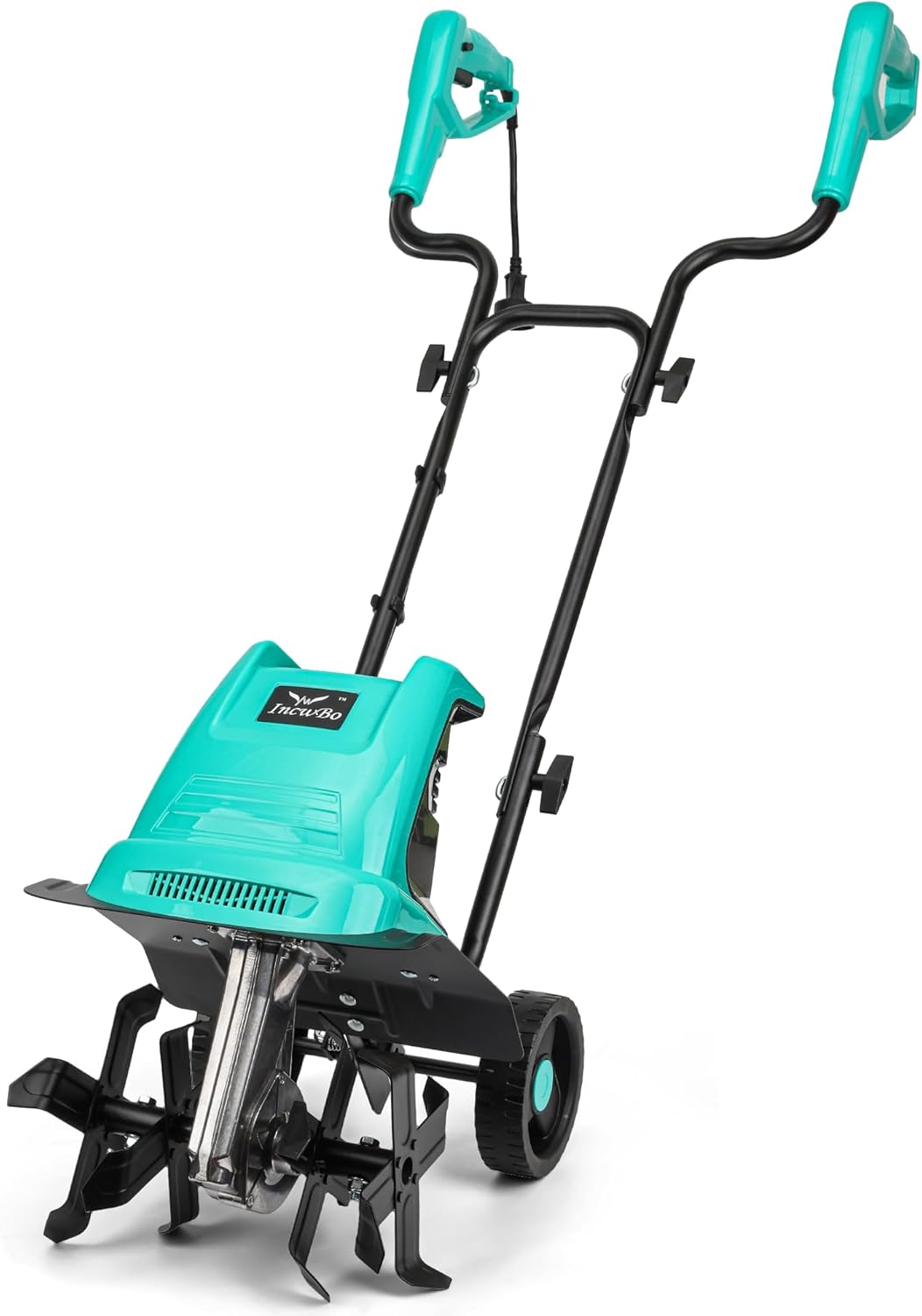 13.5 Amp Electric Tiller for Small Garden with 4 Steel Tines